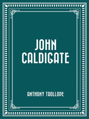 cover image of John Caldigate